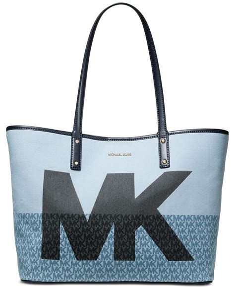 michael kors carter denim open tote|Totes Michael Kors .